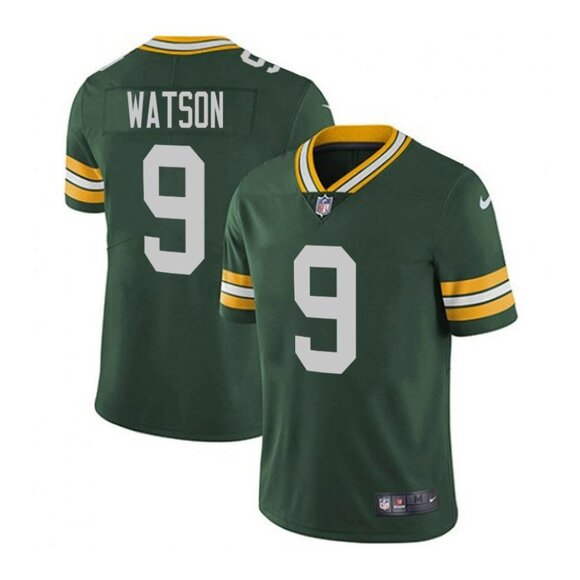 Christian Watson Green Stitched Jersey Vapor Can Choose Mens Youths